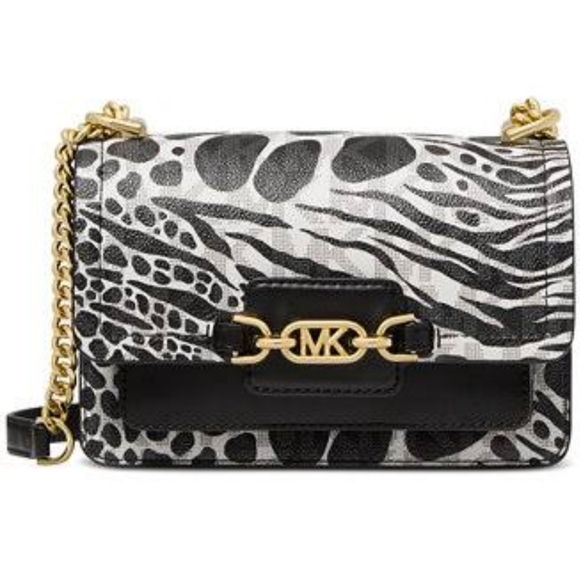 MICHAEL MICHAEL KORS Logo Heather Extra Small Crossbody - Picture 1 of 1